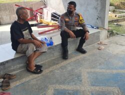 Anggota Bhabinkamtibmas Polsek Taktakan Polresta Serkot Sapa Warga Binaan