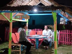 Sambang Pos Kamling, upaya Bhabinkamtibmas Polsek Taktakan Polresta Serkot memelihara HARKAMTIBMAS