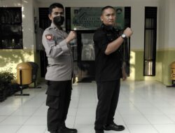 Awal masuk sekolah Ka SPK Polsek Taktakan Polres Serkot Sambangi Satpam SMAN 3 Kota Serang