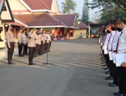 Kapolresta Serkot Pimpin Apel Pagi, Ingatkan Personel Untuk Bersyukur