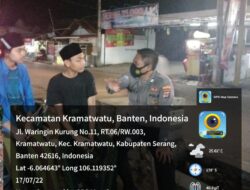 Antisipasi Gangguan Kamtibmas, Anggota Polsek Kramatwatu Polresta Serkot Sambangi Remaja Sampikan Pesan Kamtibmas