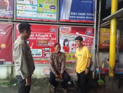 Patroli Darkum Polsek Pabuaran Polresta Serkot Berikan Pesan-Pesan Kamtibmas