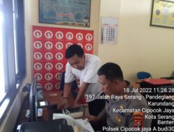 Kapolsek Cipocok Jaya Sidak Pelayanan Skck Polsek