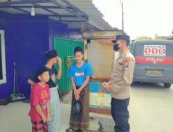 Patroli Sambang Warga Polsek Kasemen Polresta Serkot Ajak Warga Jaga Kamtibmas di wilayahnya masing-masing