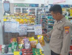 Patroli indomart,Alfamart, Personil Polsek Pabuaran Polresta Serkot Sampaikan Pesan Kamtibmas