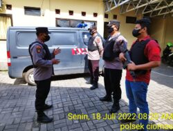 Tingkatkan Kewaspadaan Mako, Polsek Ciomas Polresta Serkot Sispam Mako