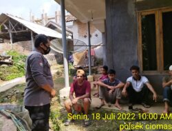 Bhabinkamtibmas Polsek Ciomas Polresta Serkot Sambangi Warga Binaannya Ajak Jaga Kamtibmas