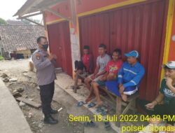 Personil Polsek Ciomas Polresta Serkot Hampiri Warga Imbau Prokes