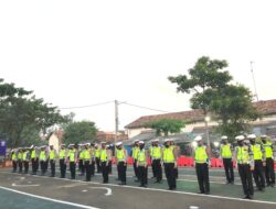 Pelayanan Kepada Masyarakat, Satlantas Polresta Serkot Laksanakan Apel Pagi