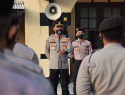 Wakapolresta Serang Kota Pimpin Apel Pagi, Ingatkan Personel Tingkatkan Keamanan Mako.