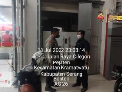 Polsek Kramatwatu Polresta Serkot Gelar Patroli Mobile Sasar Obyek Vital Perbankan Cegah C3