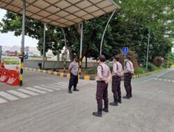 Sambangi Kawasan Industri, Bhabinkamtibmas Desa Terate Polsek Kramatwatu Polresta Serang Kota Ajak Anggota Satpam Jaga Kamtibmas