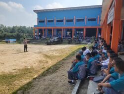 Antisipasi Tawuran Antar Pelajar, Polsek Kramatwatu Polresta Serkot Berikan Binluh Kepada Siswa SMKN 1 Kramatwatu