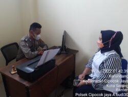 Pelayanan Laporan Kehilangan Dokumen di SPKT Polsek Cipocok Jaya Polresta Serkot Patuhi Prokes