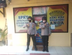 Anggota Polsek Baros Polresta Serkot Laksanakan Sispam Mako