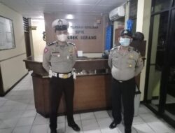 Sispam Penjagaan Mako Siaga Antisipasi Ganguan Kriminalitas Di Polsek Serang Polresta Serkot.