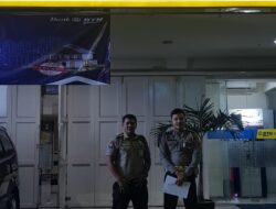Personil Patroli Polsek Serang Polresta Serkot Kontrol Di ATM Bank BTN Syariah