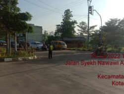 Antisipasi Kemacetan lalu lintas Polsek Curug Polresta Serkot Pengaturan lalu lintas di TL Boru