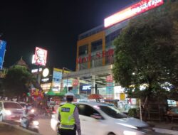 Antisipasi Kepadatan, Satlantas Polresta Serkot Gatur Laksanakan Malam Hari