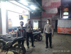 Laksanakan Patroli Malam di Warlaba Polsek Cipocok Jaya Polresta Serkot