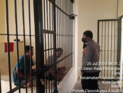 KA SPKT, Cek Ruang Tahanan Jaga Kebersihan di Rutan polsek Cipocok Jaya Polresta Serkot