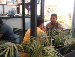 Kapolsek Cipocok Jaya Polresta Serkot Patroli Mall of Serang ajak GM, Yuk Ngopi Wae