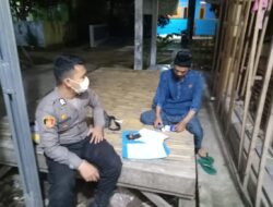 Bhabinkamtibmas Polsek Kasemen sambangi Ketua RW 004 Kelurahan Kasemen