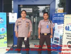 Cegah Kejahatan, Polsek Curug Polresta Serkot Patroli Bank BRI