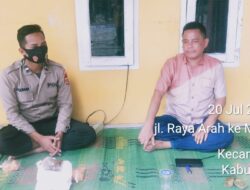 Ka Spk Polsek Ciomas Polresta Serkot Sambang Kepala Desa Pererat Silaturahmi
