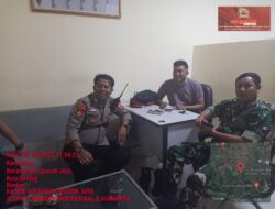 Guyub TNI-POLRI, Bhabinkamtibmas Polsek Cipocok Jaya Polresta Serkot dan Babinsa Patroli Bersama