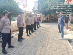 Sebelum Melakukan Tugas Polsek Taktakan Polresta Serkot Gelar Apel Pagi