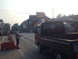 Polsek Baros Polresta Serkot Lakukan Pengaturan Lalulintas