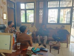 Panit Binmas dan Bhabin Polsek Cipocok Jaya Polresta Serkot Sambang Kantor Kelurahan