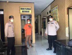 Dalam Mengantisipasi Gangguan Ancaman Di Mako Polsek Waringinkurung Polresta Serkot Lakukan Sispam