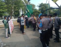 Kapolsek Curug Polresta Serkot Dan Jajaran Yang Terlibat Sprin Gelar Pengamanan Unjuk Rasa