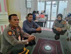 Kabaglog Polresta Serkot dan Kasubag Sambang Kepala BPN