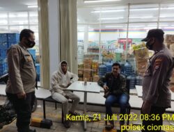 Ciptakan Situasi Aman Dan Kondusif, Polsek Ciomas Polresta Serkot Patroli Malam