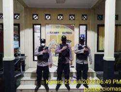 Jaga Keamanan, Polsek Ciomas Polresta Serkot Sispam Mako