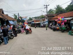 Beri Rasa Aman Kepada Pengguna Jalan Dan Masyarakat, Polsek Waringinkurung Polresta Serkot Gelar Gatur Pagi