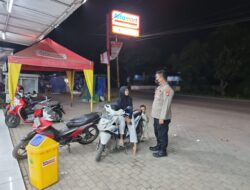 Serkot Bhabinkamtibmas Polsek Kramawatu Polresta Sambang Desa dan Menyampaikan Pesan Kamtibmas Kepada Warga Desa Margasana