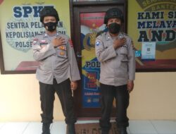 Anggota Polsek Baros Polresta Serkot Lakukan Sispam Mako