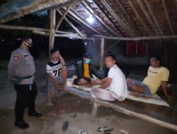 Patroli Jaga Kamtibmas, Anggota Polsek Pabuaran Polresta Serkot Silahturahmi Dengan Masyarakat Kampung Desa Pasanggrahan