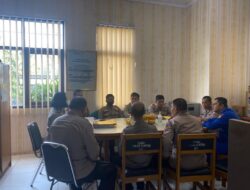 Staf Baglog, Subbag Faskon Polresta Serkot Mengikuti Rapat Terkait Tindak Lanjut Temuan Audit