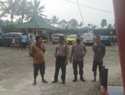 Polsek Baros Polresta Serkot Berikan Himbauan ke Penjaga Kolam Renang