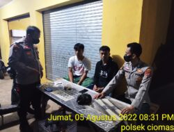 Titip Pesan Kamtibmas, Kanit Binmas Polsek Ciomas Polresta Serkot Patroli Malam