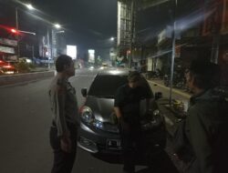 Cegah Aksi Tawuran, Polsek Serang Polresta Serkot Gelar Patroli Di Jalan Ahmad Yani.