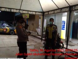 Polsek Curug Polresta Serkot Patroli Malam Di Bank BJB, Cegah Kejahatan