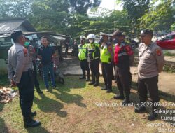 Polsek Curug Polresta Serkot Gelar Pengamanan Drag Bike Banten Open 2022