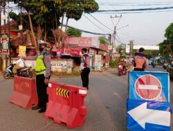 Satlantas Polresta Serkot Lakukan Gatur Pagi, Sinergritas Kepada Masyarakat