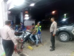 Antisipasi Pencurian, Polsek Cipocok Jaya Polresta Serkot Lakukan Patroli Ke Perbelanjaan.